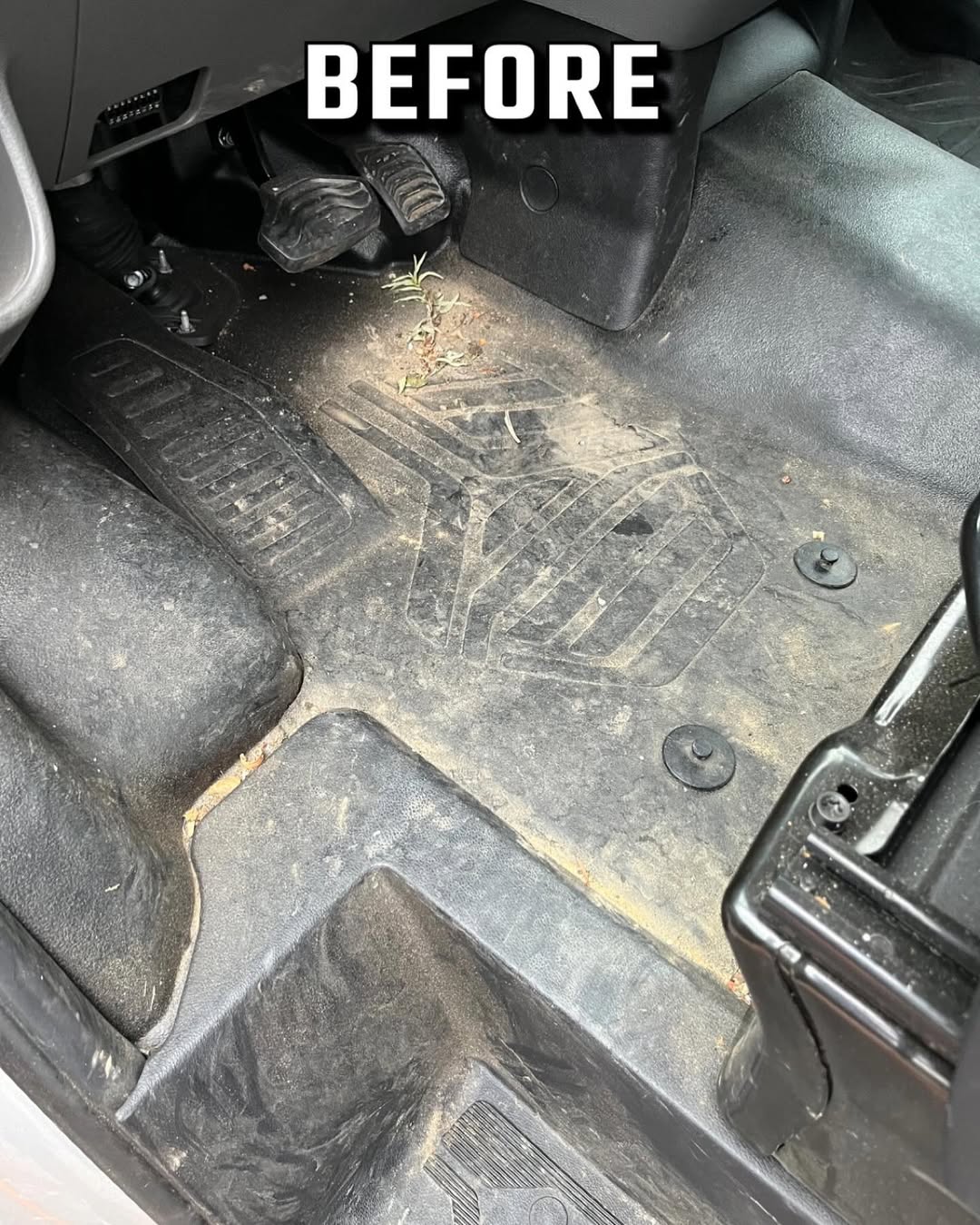 Vehicle before a full mobile detailing service